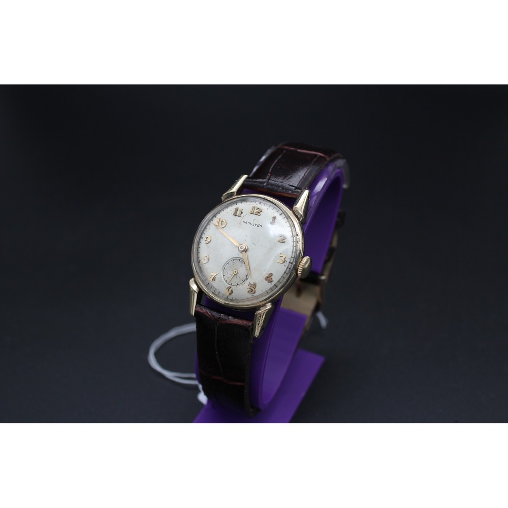 Vintage Hamilton Manual Wind 10K Gold Filled Small Seconds Watch – Running